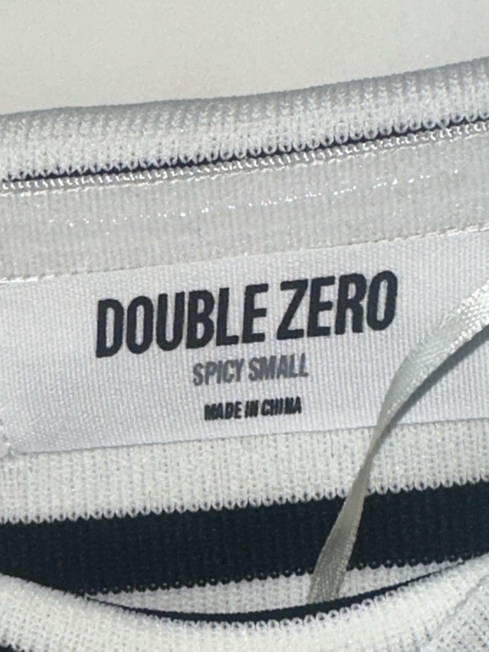 Double Zero Black & White Striped Midi Tube Dress - Picture 3 of 8